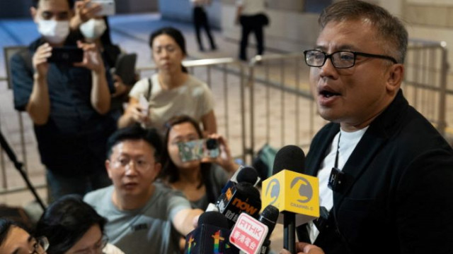 Ръководителят на водещата журналистическа група в Хонконг беше осъден днес